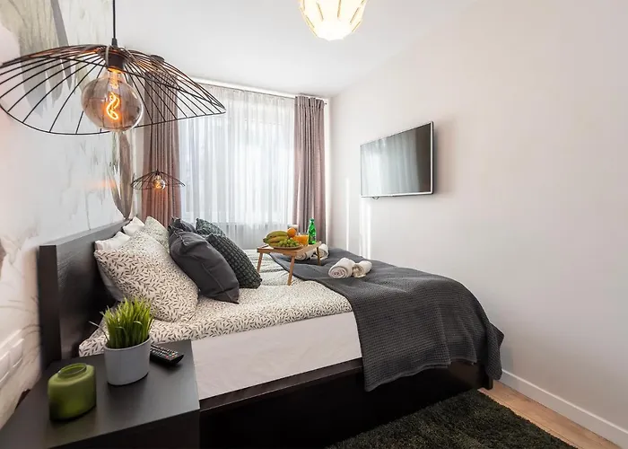 Golden Sands - Winda, 2 Sypialnie Oraz Salon, Lozeczko Turystyczne, Balkon, Play Station 5, Ekspress Do Kawy, Atlas Arena, Zoo, Fala